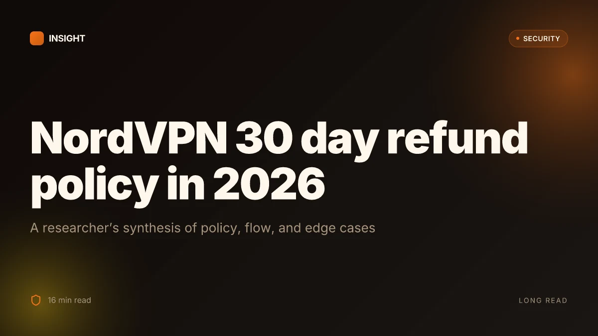 Nordvpn 30 day money back guarantee explained: refunds, features, pricing, setup tips, and real-world tests 2026